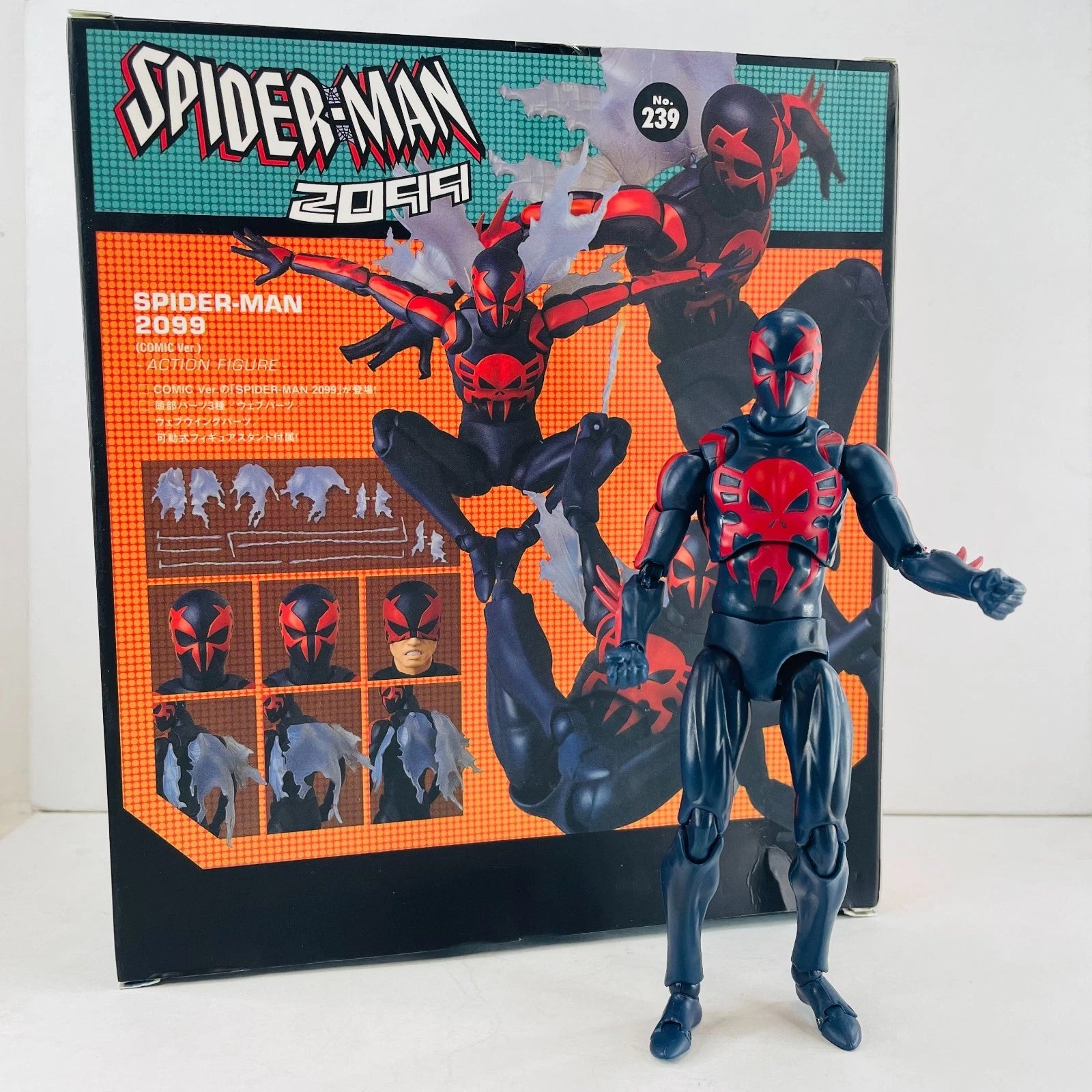 Spider-Man Spiderman 2099 Comic Ver 6" Action Figure CT Toys #239 -  BigGreenBear.com Action Figure 44.00 USD Big Green Bear