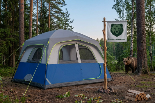 6-Person Waterproof Family Cabin Tent