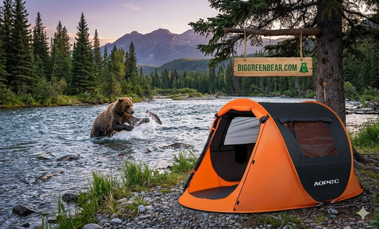 Spacious 6 Person Family Cabin Tent