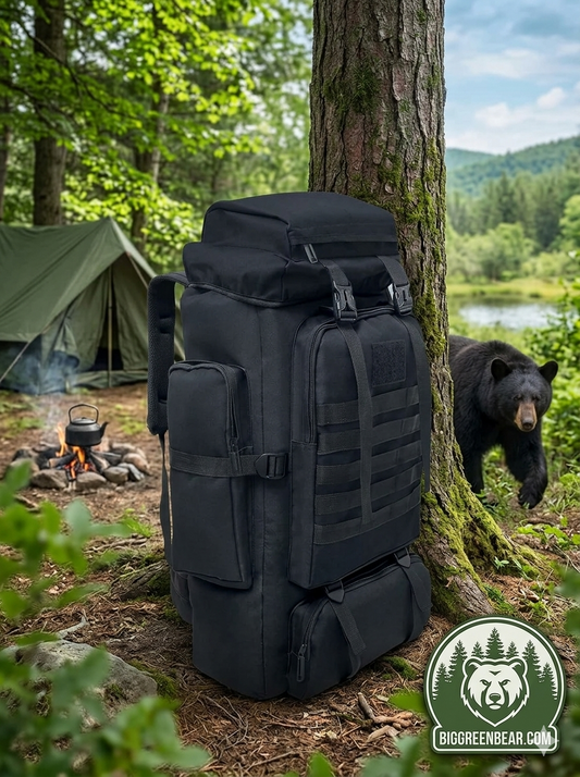 80L/100L Tactical Hiking Backpack - Military Rucksack | BGB