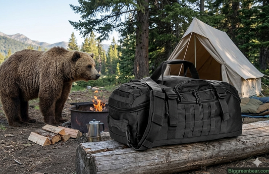 3-in-1 Military Travel Bag | Tactical Duffle & Backpack