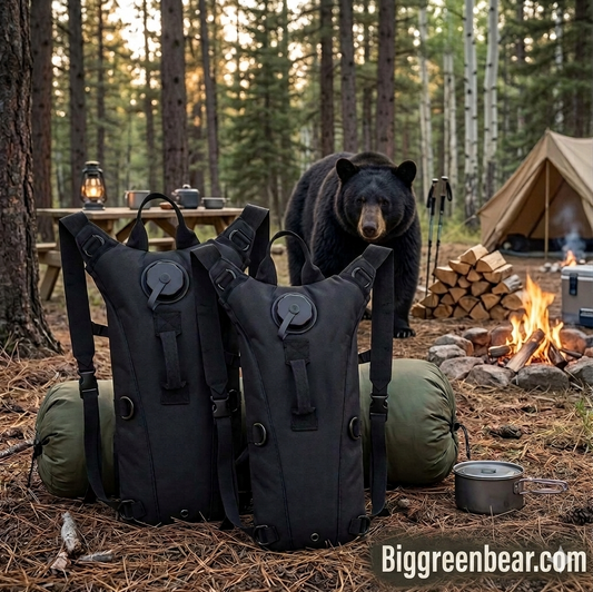 2-Pack 3L Tactical Hydration Packs: Leakproof Water Bags