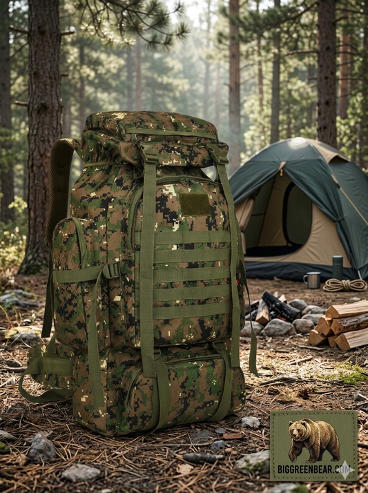 70L Men’s Military Hiking Backpack | Tactical Rucksack-jungle