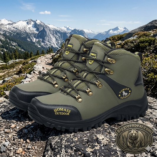 Men's Waterproof Leather Work & Hiking Boots