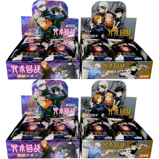 New Jujutsu Kaisen Collection Cards: 4 Boxes 128 Packs