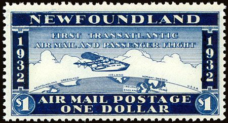 Wayzata Airmail - 1932 Mint Unissued Stamp Biggreenbear.com Big Green Bear