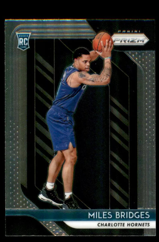 2018-19 Panini PRIZM Basketball MILES BRIDGES Rookie Card - Charlotte Hornets