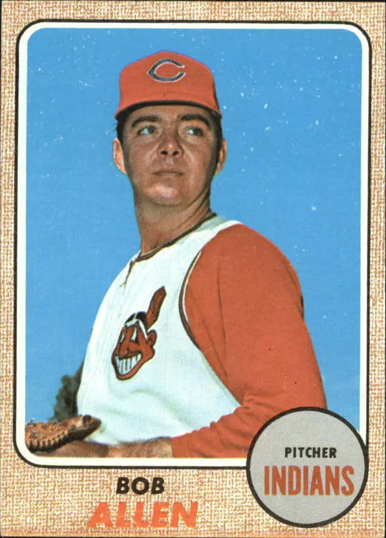 1968 Topps Baseball Card #176 Bob Allen - EX-MT