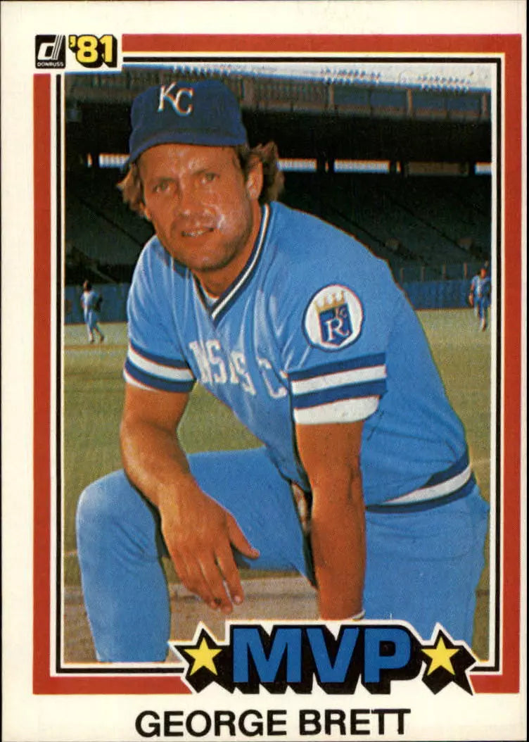 1981 Donruss Baseball Card #491 George Brett MVP