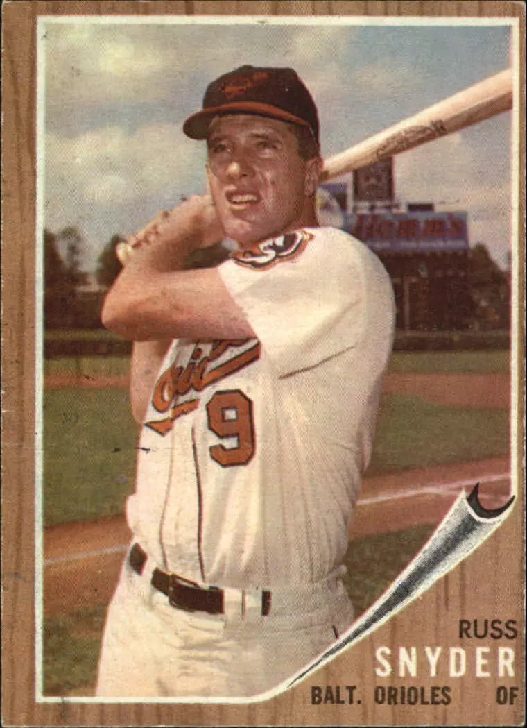 1962 Topps Baltimore Orioles Baseball Card #64 Russ Snyder - VG-EX