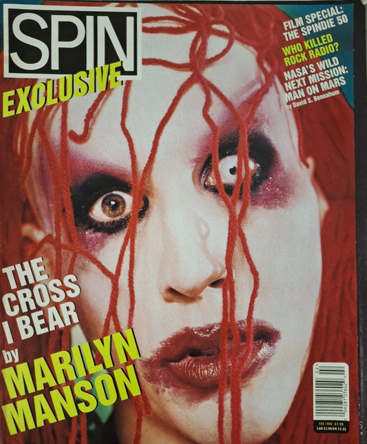 Spin Magazine (Feb 1998) Marilyn Manson/Goldie/Sizzla/Jon Bon Jovi