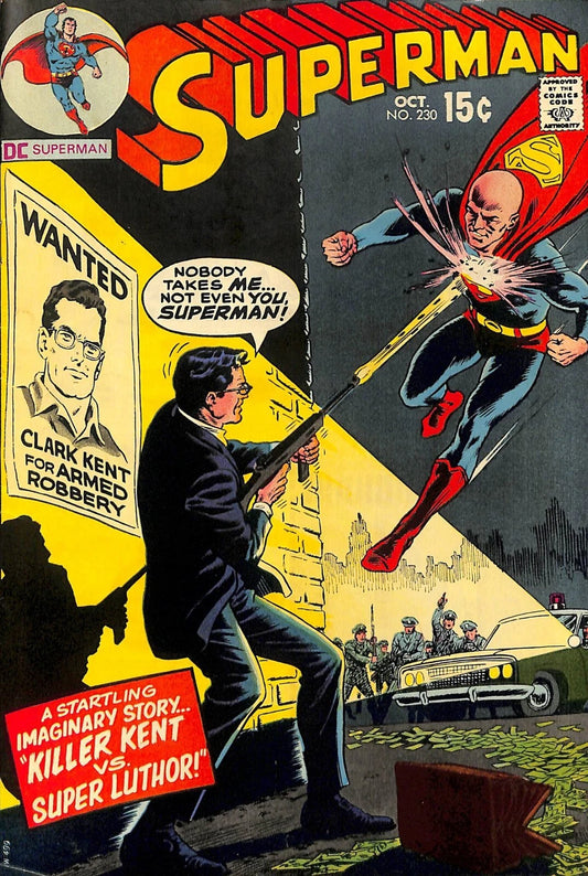 Superman #230 Bronze Age DC Comic Vintage 1970 -  BigGreenBear.com Comic 22.00 USD Big Green Bear