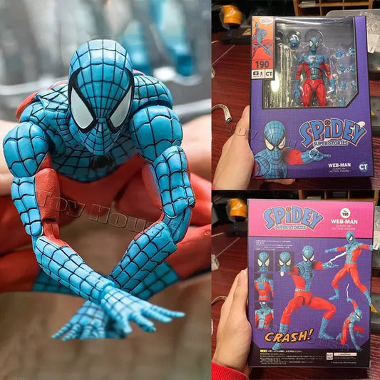 Ct Toys Spiderman Figure Mafex 190 Web Man Shf 185 Spider Miles Morales 2099 Spider-Man