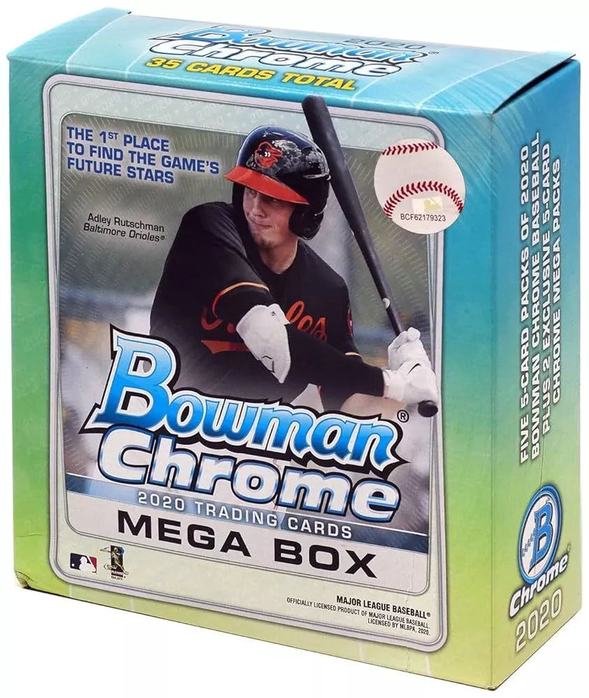 2020 BOWMAN CHROME BASEBALL MEGA BOX EXCLUSIVE