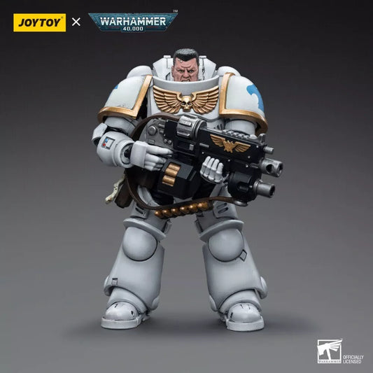 JOYTOY Warhammer 40K Space Marines White Consuls Intercessors 2 1:18