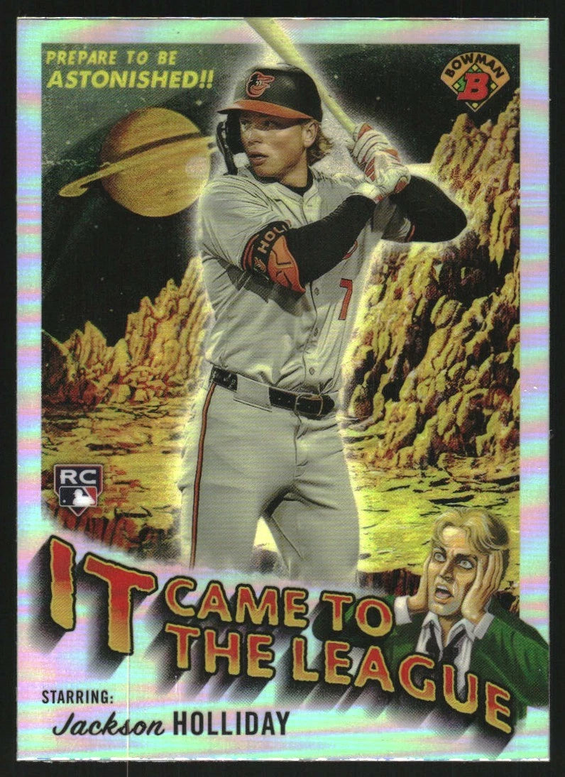 2024 Bowman Chrome It Came to the League #IT17 Jackson Holliday -  BigGreenBear.com Baseball cards 4.99 USD Big Green Bear