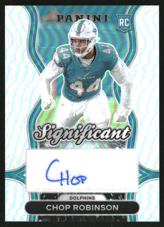 2024 Panini Prizm Significant Signatures #67 Chop Robinson Auto -  BigGreenBear.com Football card 22.00 USD Big Green Bear