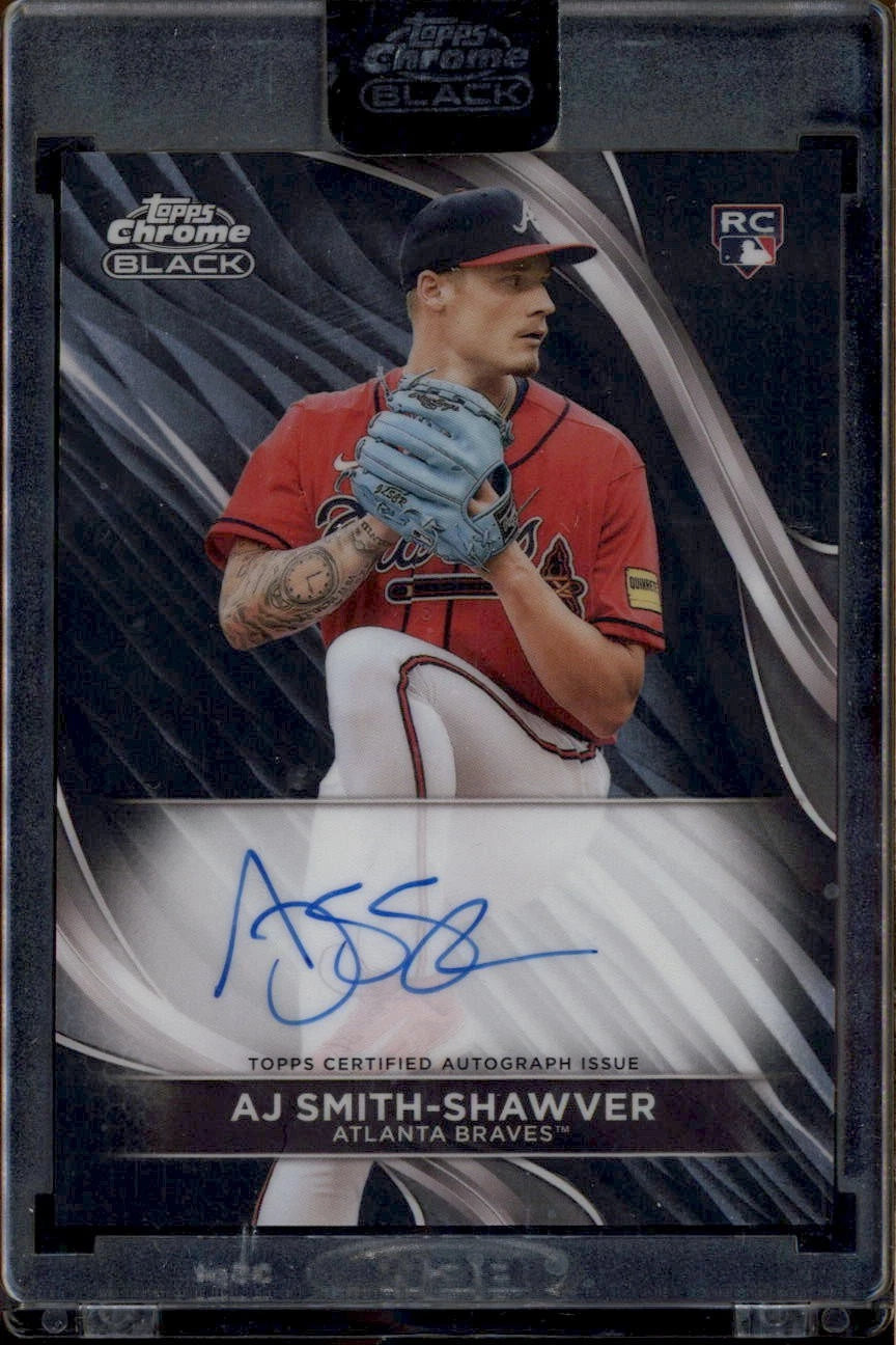 2024 Topps Chrome Black Autographs #CBAAS AJ Smith-Shawver Auto