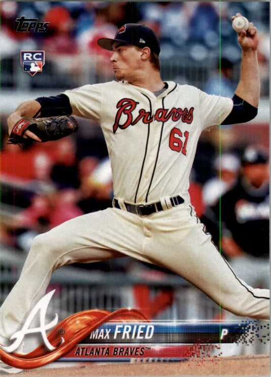 2018 Topps Atlanta Braves Baseball Card #316 Max Fried RC