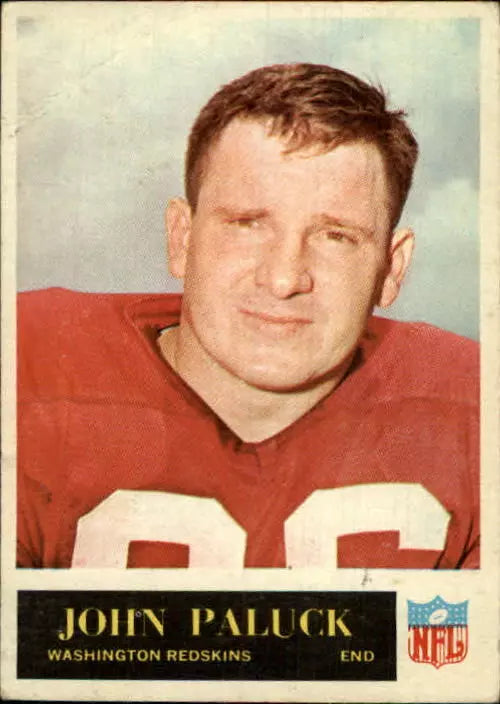 1965 Philadelphia Football Card #193 John Paluck