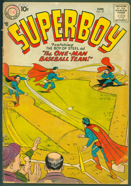 Superboy #57 GD Silver Age DC Comic Vintage 1957 -  BigGreenBear.com Comic 49.88 USD Big Green Bear