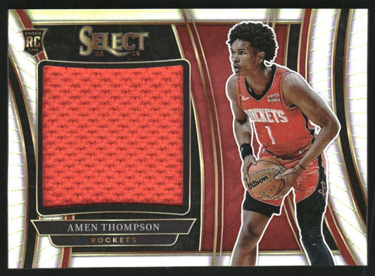 2023-24 Select Jumbo Rookie Swatches #8 Amen Thompson Jersey