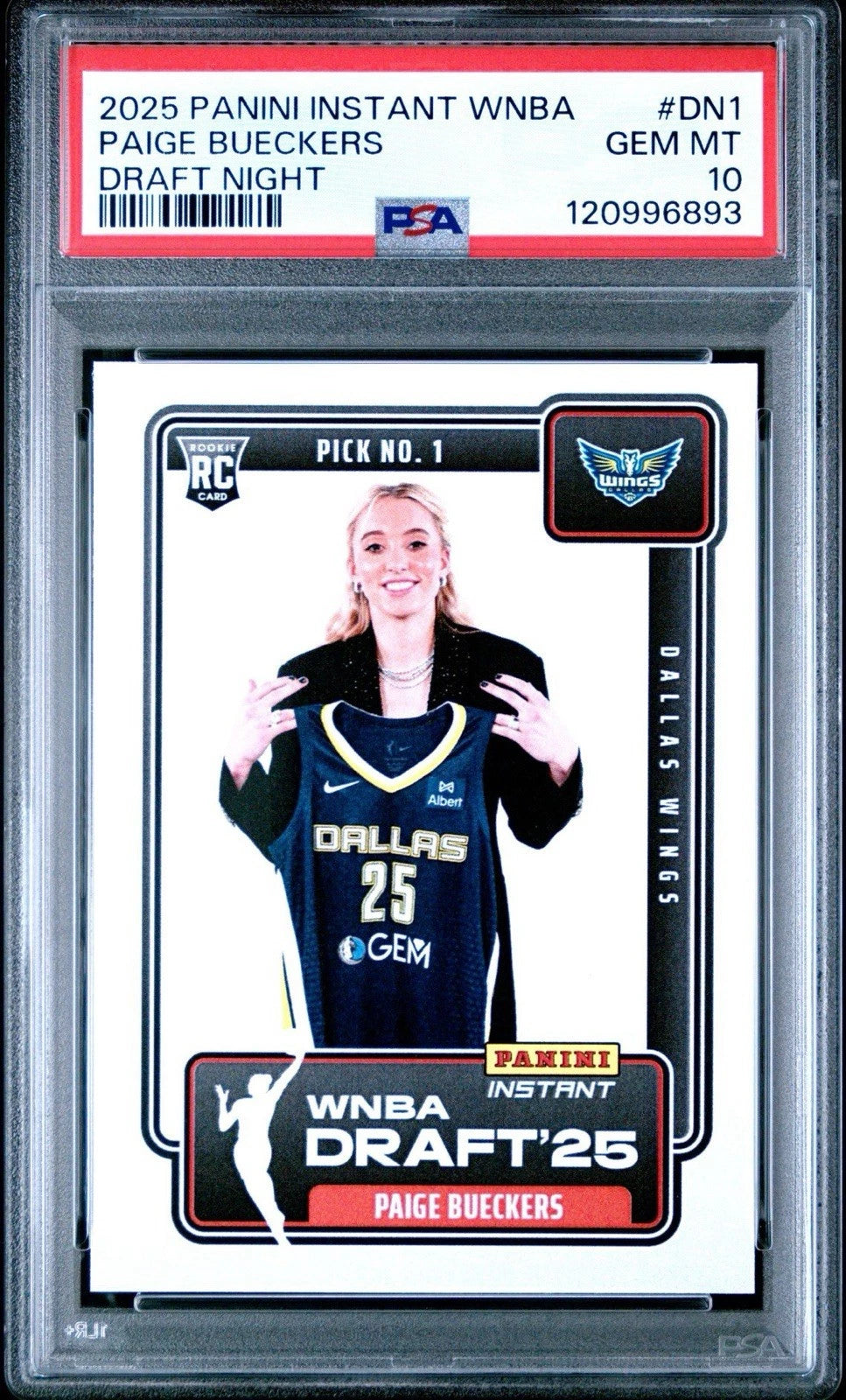 Panini Instant WNBA Draft Night Paige Bueckers #1 PSA 10 /67412 -  BigGreenBear.com trading cards 49.99 USD Big Green Bear