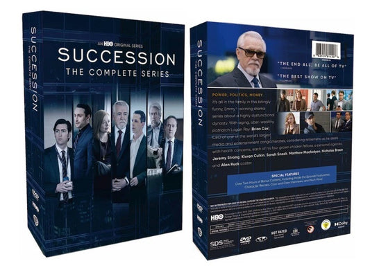 Succession Season 1-4 The Complete Series (DVD, 12-Disc) Biggreenbear.com Big Green Bear