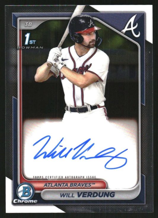 2024 Bowman Chrome Prospect Autographs #CPAWV Will Verdung Auto -  BigGreenBear.com Baseball cards 8.79 USD Big Green Bear