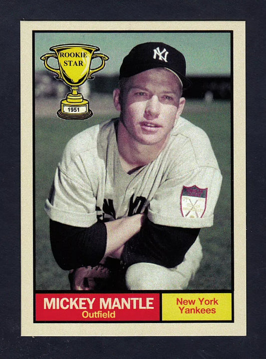 Mickey Mantle '51 New York Yankees Rookie Stars #18