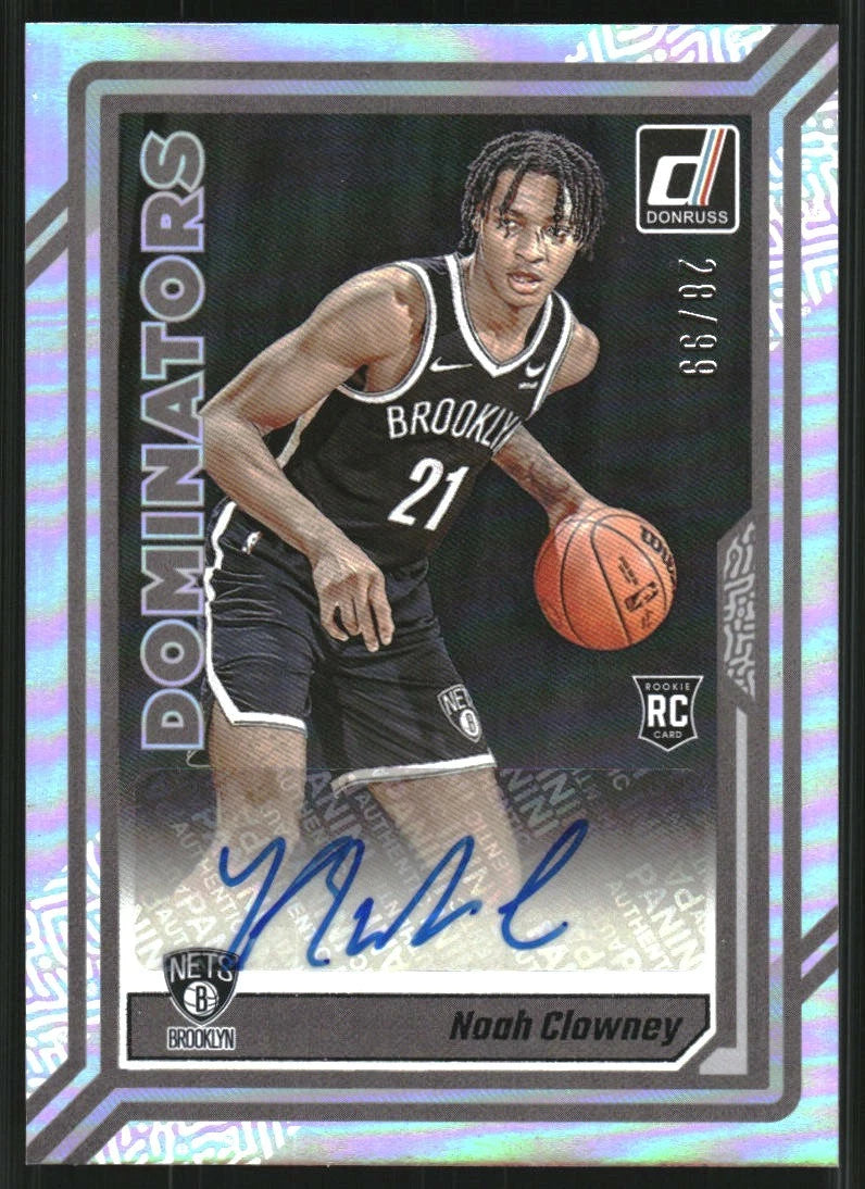 2023-24 Donruss Rookie Dominators Autographs #2 Noah Clowney Auto /99 -  BigGreenBear.com Basketball cards 19.99 USD Big Green Bear