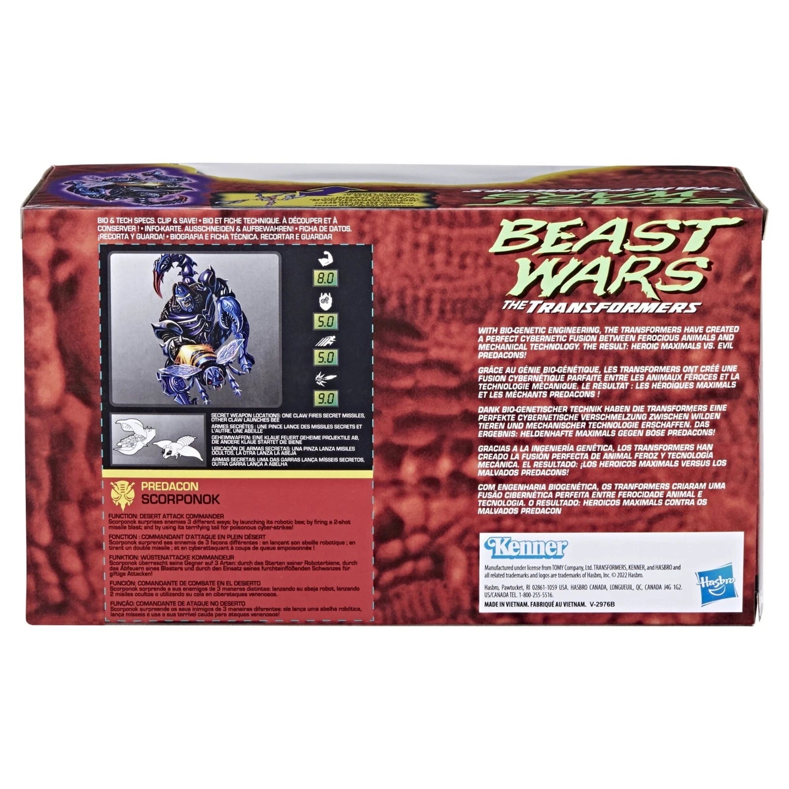 1996 Transformers: Beast Wars Predacon Scorponok -  BigGreenBear.com Action Figure 29.99 USD Big Green Bear