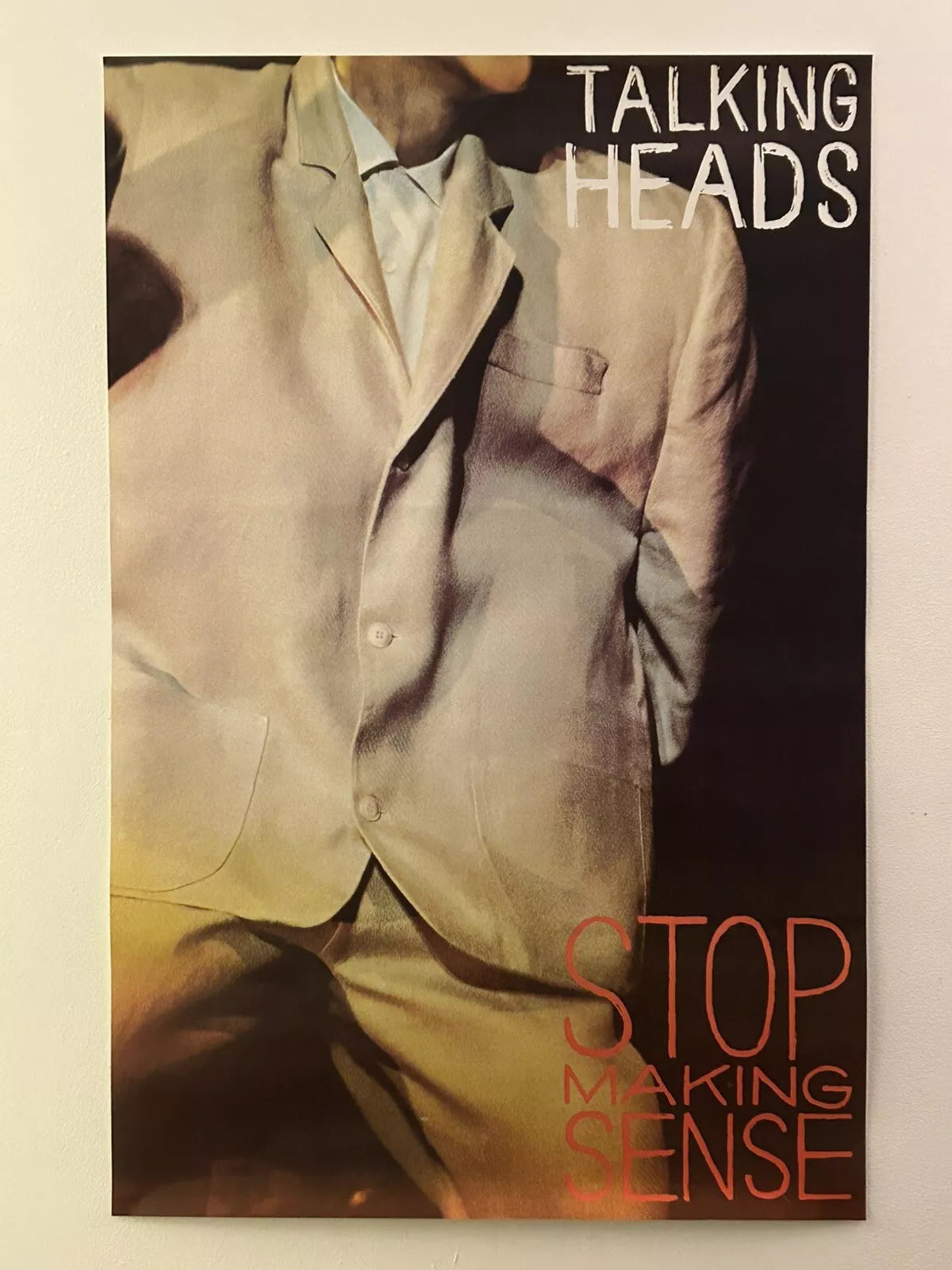 1984 Talking Heads Concert Poster - Stop Making Sense