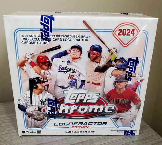 2024 Topps Chrome MLB Baseball Logofractor Sealed Box MEGA EXCLUSIVE Fanatics