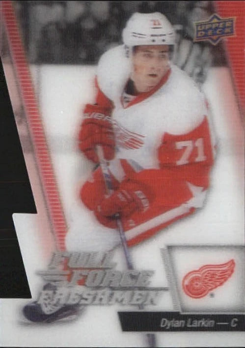 2015-16 Upper Deck Full Force Die Cuts #120 Dylan Larkin -  BigGreenBear.com hockey card 39.99 USD Big Green Bear