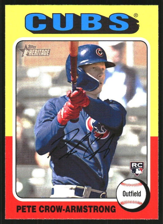 2024 Topps Heritage #177 Pete Crow-Armstrong RC