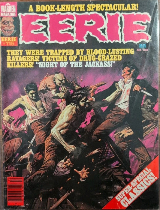 EERIE #115 October 1980 Warren Magazine Classic Jose Ortiz Cover Horror Comic -  BigGreenBear.com Magazine 24.00 USD Big Green Bear