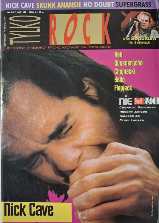 Tylko Rock Magazine (Poland1997) Nick Cave/No Doubt/ZZ Top/Silverchair/Sepultura -  BigGreenBear.com Magazine 19.99 USD Big Green Bear