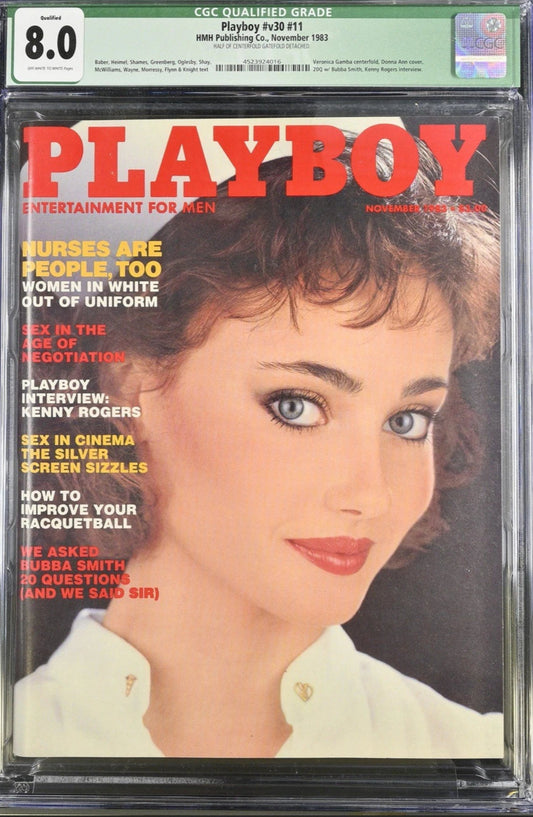 Playboy Magazine November 1983 CGC 8.0 Graded