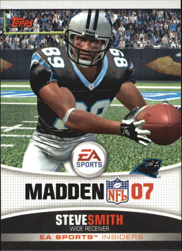 2006 Topps EA Sports Madden Carolina Panthers Football Card #15 Steve Smith