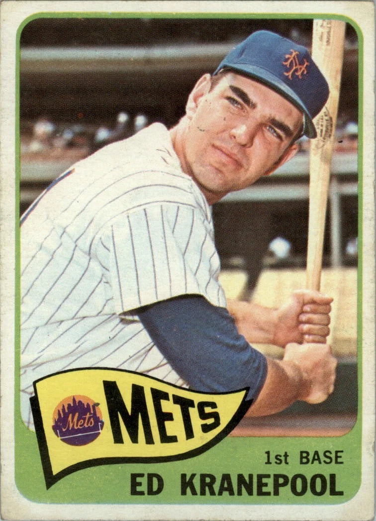 1965 Topps #144 Ed Kranepool - VG-EX -  BigGreenBear.com Baseball cards 1.99 USD