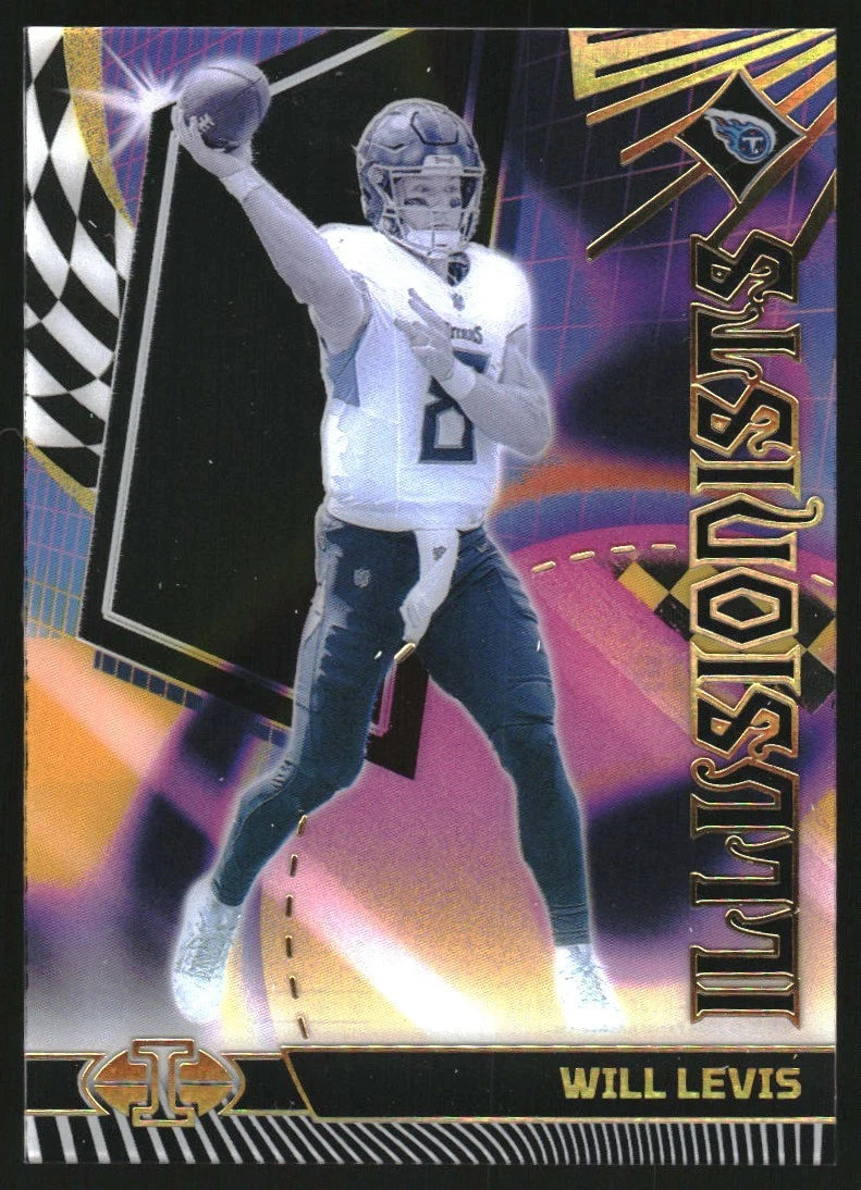 2023 Panini Illusions Illusionists Black #18 Will Levis /50 -  BigGreenBear.com Football card 19.89 USD Big Green Bear