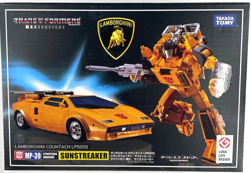 Transformers Masterpiece MP-39 Sunstreaker Action Figure Toy Takara Tomy OpenBox