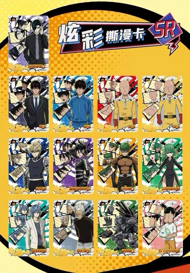 One Punch Man Anime Trading Cards Premium 18 Pack Booster Box Kayou