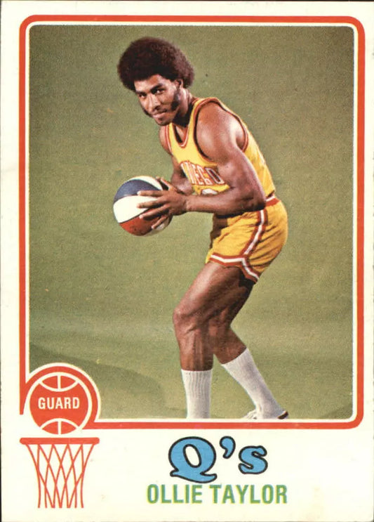 1973-74 Topps San Diego Conquistador Basketball Card #262 Ollie Taylor