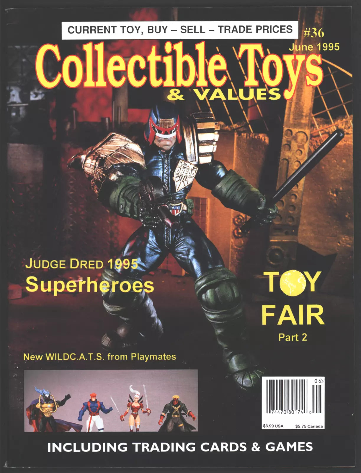 1995 Collectible Toys Magazine #36 VTG