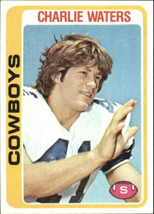 1978 Topps Football Card #385 Charlie Waters