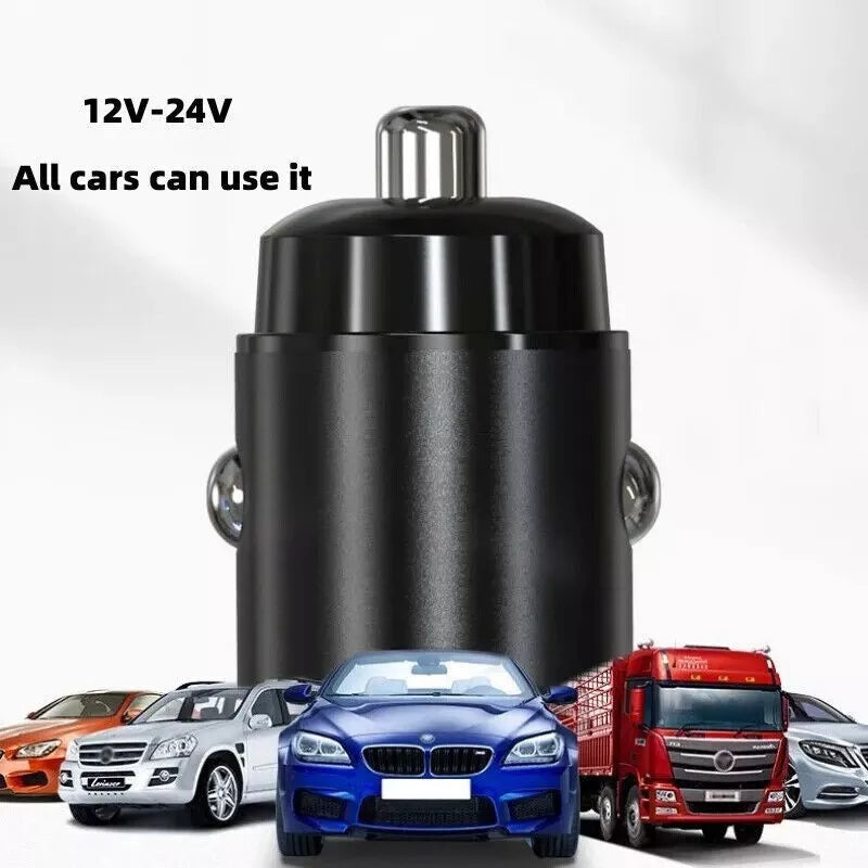 2 Port USB Super Fast Car Charger Adapter For iPhone Samsung Android Cell Phone