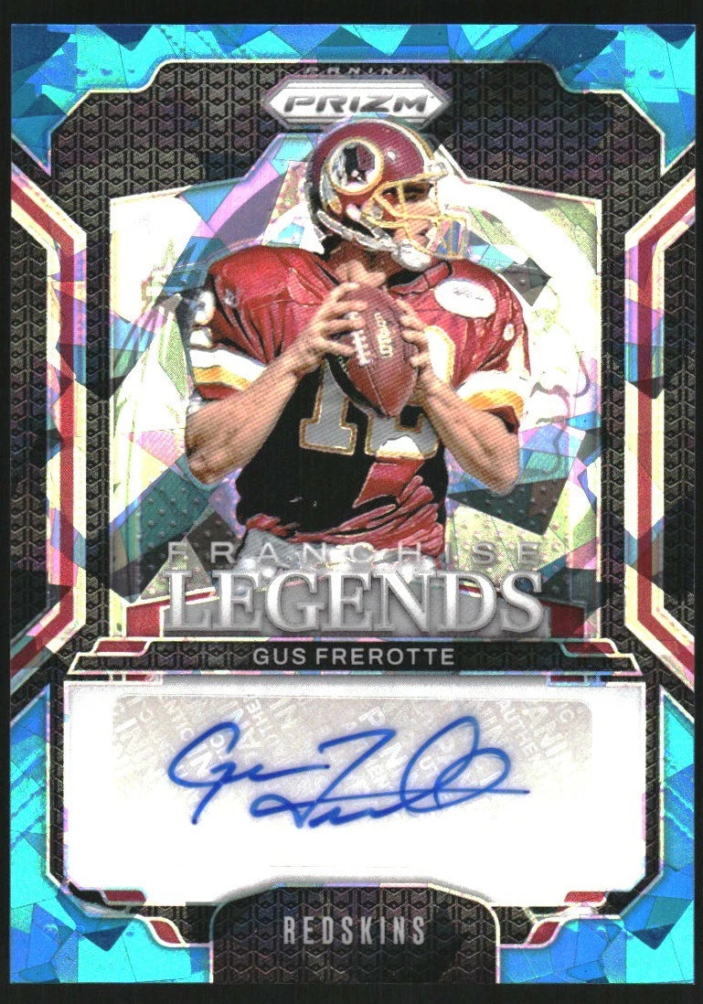 2024 Prizm Franchise Legends Signatures Prizm Blue Ice #13 Gus Frerotte Auto /99 -  BigGreenBear.com Football card 7.99