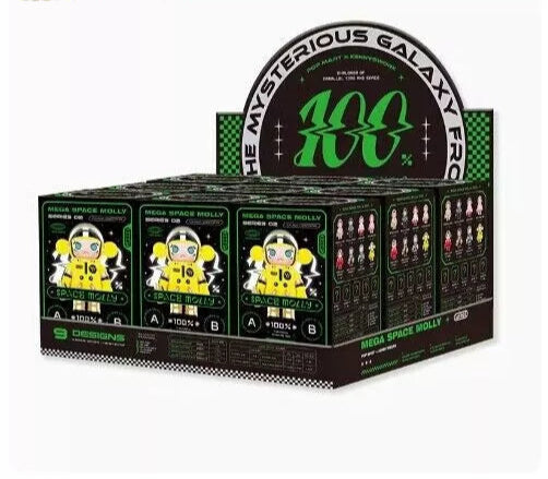 POP MART Mega Space Molly 100% Series 2 Blind Box 9 Figures Sealed Set authentic